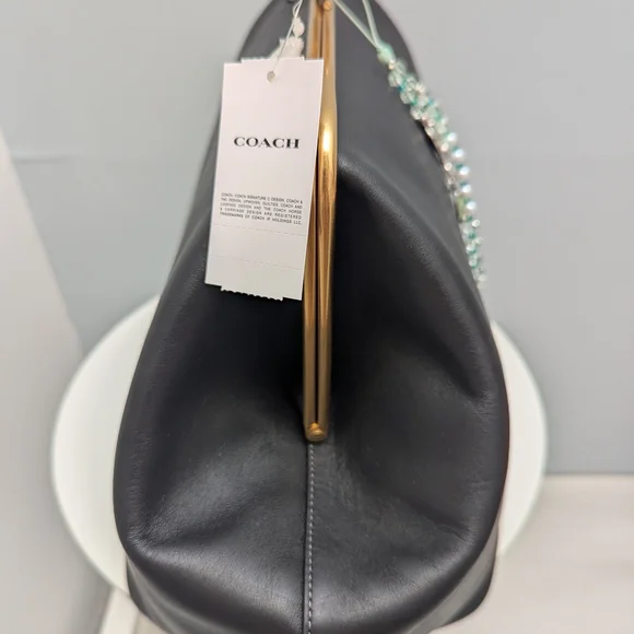 Coach Kisslock Frame In Black/Large (2 Of 2) - Picture 4 of 8